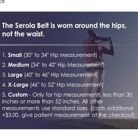 Serola Sacroiliac Belt for Sl Joint Dysfunction-Large-Pelvic/Hip Support brace - Picture 2 of 6